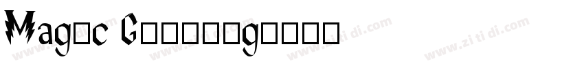 Magic Growing字体转换